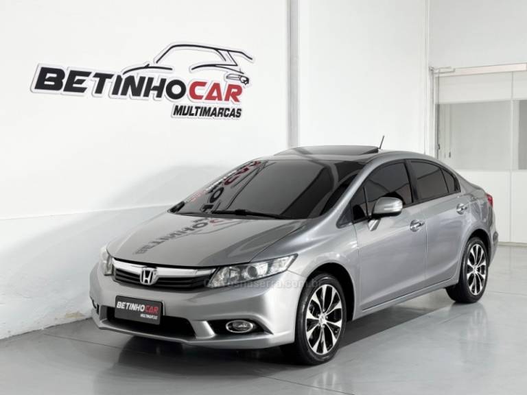 HONDA - CIVIC - 2012/2012 - Cinza - R$ 77.900,00