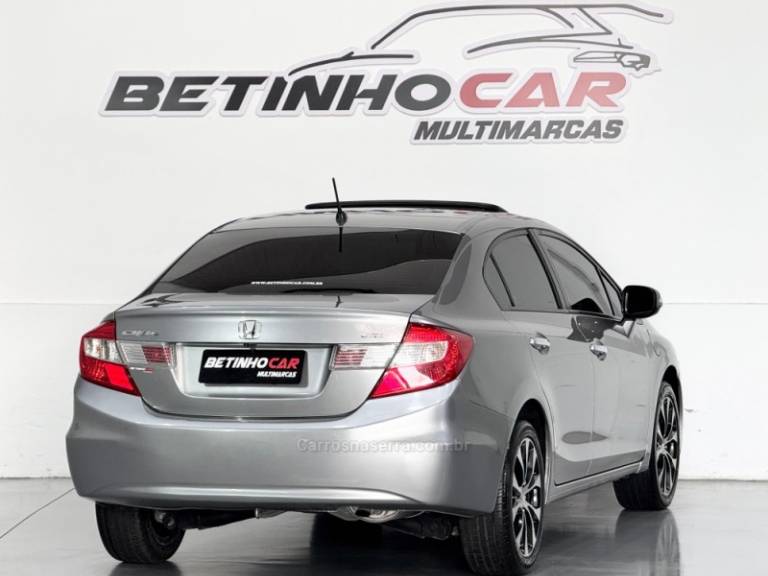 HONDA - CIVIC - 2012/2012 - Cinza - R$ 77.900,00