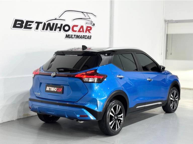 NISSAN - KICKS - 2021/2022 - Azul - R$ 117.900,00