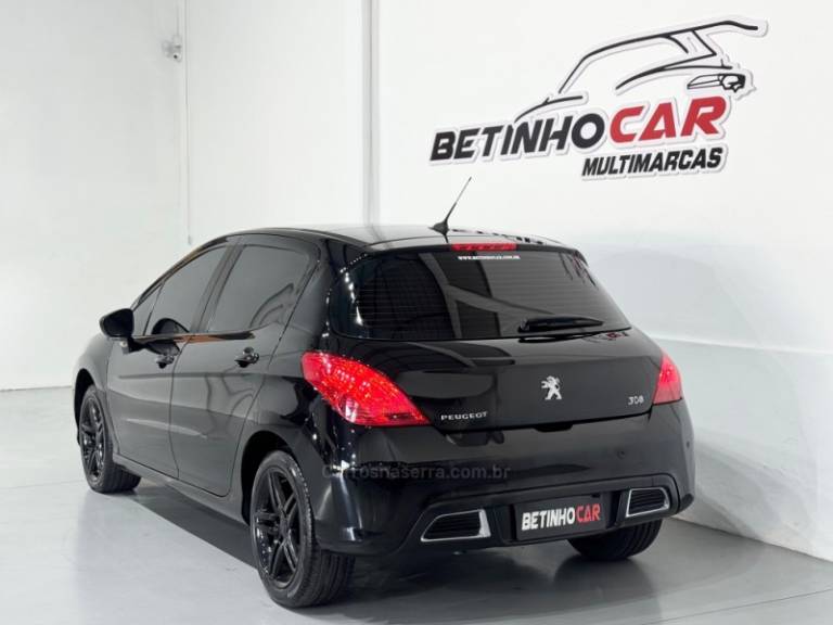 PEUGEOT - 308 - 2012/2013 - Preta - R$ 43.900,00